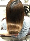 トリートメント/ツヤ髪ロング/透明感/ことりベージュ/髪質改善