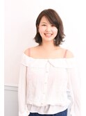 【Lino Hair Design京都】耳かけが可愛いヘルシーボブ