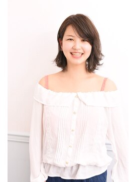 リノ ヘアー デザイン 河原町三条(Lino Hair Design) 【Lino Hair Design京都】耳かけが可愛いヘルシーボブ