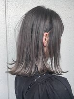 テトヘアー(teto hair)&nbsp;medium[グラデーション、シルバー、ボブディ、デザインカラー]