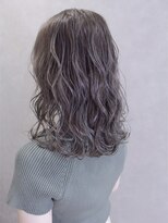 ラニヘアサロン(lani hair salon)&nbsp;ハイライトアッシュグレー/ハイライト/透明感カラー