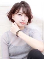 オーシャン(Ocean)&nbsp;[OCEAN Hair&Life藤原純] ラベージュ×無造作ショートボブ☆