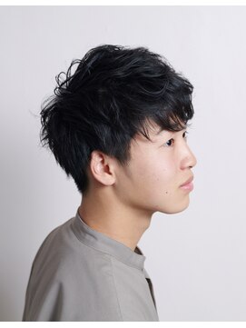 パウダー(powder) 韓国風ゆるふわパーママッシュ【ソフトアシメ】