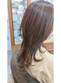 ロング×ハイライト×レイヤー