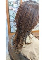 アズヘアー ラペ 三日市店(A'z hair LAPAIX) ロング×ハイライト×レイヤー