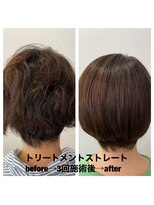 ヘアメイク クリア 本店(hair+make CLEAR) ナチュラルストレート　30代40代50代