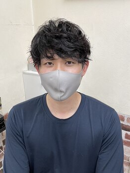 カット イン ビー パシュー(cut in Bee)の写真/【スタイリングも簡単！】スパイラルパーマで乾かすだけでしっかりキマる☆好感度UPの爽やかなモテ髪に♪