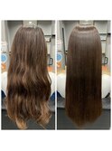 髪質改善ヘアエステ　× &nbsp;フェミニンロング