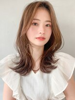 リヤン 表参道(lyann) 外ハネくびれヘアグラデーションカラー大人可愛い#84_0918//