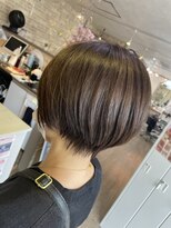 ヘアーリゾートガーデンバイトロント 船橋法典店(Hair Resort Garden by Toronto) アッシュブラウン×ショートボブ【船橋、西船橋、市川大野】