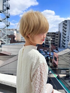 ロンド クラン 岡崎(Lond Clan) 顔周り/前髪/ショートで小顔ショート×モードヘア[岡崎/髪質改善