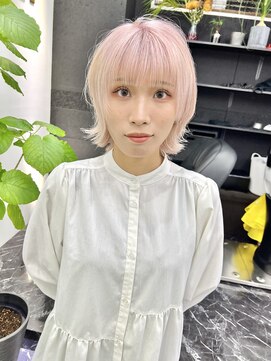 チュダック(ChuDuck) 韓国風《ペールピンク》ブリーチ/ケアブリーチ/ダブルカラー