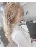 シアーカラーカールミルクティーベージュ成増地下鉄成増ブリーチ