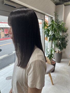 アドア 横浜(ADORE) ADORE横浜　小顔カット×さらさらストレートパーマ