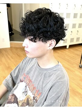 ビカム 名駅(become) 【プードルマッシュ】メンズパーマ刈り上げ無造作スパイラル