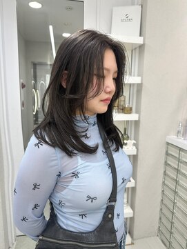 ガガ 心斎橋(GAGA) 韓国/ハイトーンカラー/ワンホンヘア/レイヤーカット/髪質改善