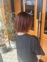 コポル(Copol)&nbsp;季節の似合わせカラーオレンジベージュ×ウルフボブ