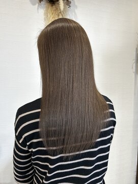 リベストバイジェービー 稲毛(li best. byjb) ワンレン/小顔/ネビージュ/ボブルフ/黒髪/稲毛