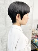 ＊/黒髪ショート丸みショート前髪ありマッシュショート30代40代1
