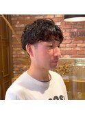 【kanta】渋カッコいい濡れ感マッシュパーマスタイル