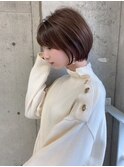 ショートショートボブイノア髪質改善カラー41231