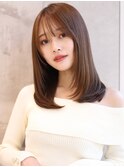 韓国風/メルティカラー/フェミニンロング