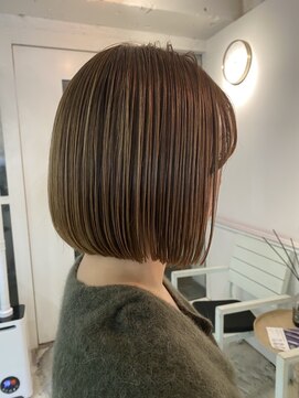 デパール 表参道店(depart) 大人可愛い30台40代50代前下がりショートボブくびれショート