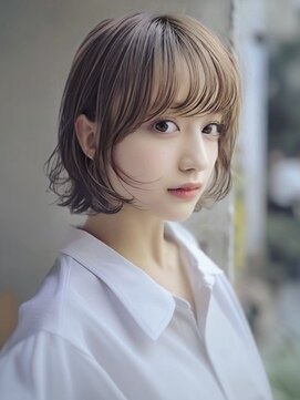 アルトリスト(Altruist Aging×HAIR&SPA) ☆イメチェンピンクベージュアンブレラカラー前髪クールショート