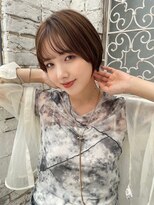 ロンドロゼ 池袋(Lond rose) イメチェン外ハネボブ美髪ワイドバングレイヤー髪質改善縮毛矯正