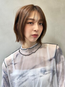 ロンドプロフィール 浦和(Lond profil) イメチェン　ボブ　外ハネボブ　美髪　ホワイトブロンド　韓国