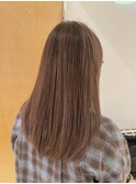 30代40代大人かっこいいホワイトブラウンハイライト×レイヤー