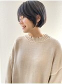 ショートボブ / ショートカット / 暗髪