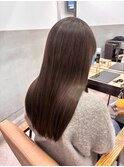 〈h32〉アッシュブラウン 髪質改善艶カラー１０代２０代