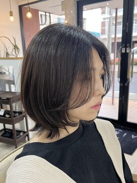 エメヘアデザイン ルイス(Aimer Hair Design Lewis) くびれボブ/ボブレイヤー/弘前市