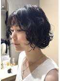 似合わせカット/ボブパーマ/外国人風パーマ/小顔ヘア