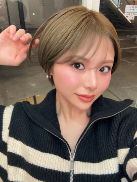 グラス 春吉2号店(glass) ハイトーン/透明感/ショート/ショートレイヤー/韓国カラー