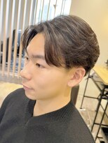 ハレ ヘアサロン(Hale hair salon)&nbsp;Haleブルーブラックフェザーパーマサーフカールニュアンスパーマ