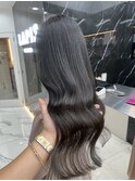 グレーブラック/ブリーチなし/ブルーブラック/髪質改善/韓国風