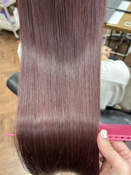 オペラ バイ バレエ 清澄白河店(OPERA by BALLET HAIR) ピンクベージュ×ストレートヘア