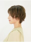 ふんわりショート[溝の口/髪質改善/縮毛矯正/白髪ぼかし]