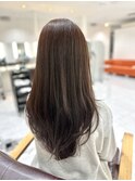 レイヤーカット/ハッシュカット/小顔カット/ココアベージュ/艶髪