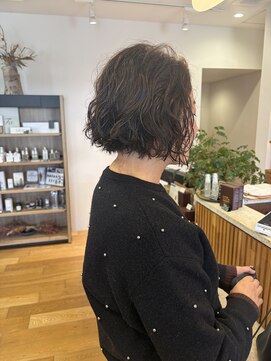 パライソ 南公園店(PARAISO) くせ毛を活かしたボブパーマ