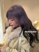 ベレーザ 渋谷(BELEZA)&nbsp;17785黒髪スモーキーブラウンワンホンレイヤーハッシュカット