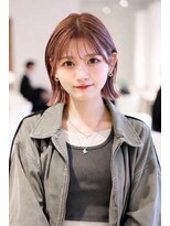 エルサリープアネックス 神戸三宮(Elsaleap annex) 【ショートカット/ボブ】韓国ボブ×ピンクベージュ