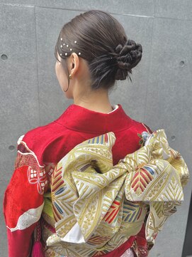 ケンジ 横浜(KENJE) タイトヘア/カチモリヘア/シニヨン/成人式/振袖