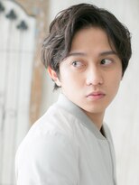 モッズヘア メン 上尾東口店(mod's hair men)&nbsp;アップバング波打ちパーマ刈り上げないメンズカットa上尾