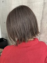 クラヴィア エクラート 梅田店(CLAVIA.ECLART) グレージュ 髪質改善 ボブ