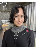 【ステップボーンカット】フレンチボブパーマ