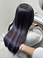 ベル サウス(BHEL south) 津市ロングレイヤーカットハッシュカット透明感カラー重めロング