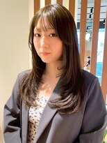 エラン トウキョウ 学芸大学店(elan tokyo)&nbsp;髪質改善/レイヤーカット/顔周り/艶髪/オリーブブラウン